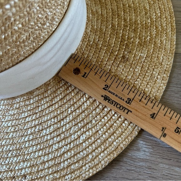 J. Crew 100% Straw Summer Hat S/M - Picture 7 of 10